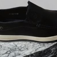 Мъжки елегантни кожени обувки без връзки, снимка 4 - Официални обувки - 46084928