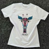 Дамски памучни тениски LIU JO, снимка 3 - Тениски - 45126111