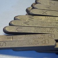 Комплект шлосерски букви-латиница 3 mm Gravurem-S 58-61 HRC, снимка 4 - Други инструменти - 45617774