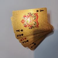 Луксозни позлатени карти за игра, снимка 2 - Карти за игра - 45445636