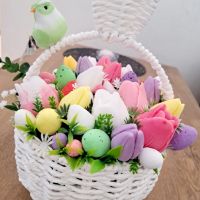 Великденски букети , снимка 11 - Изкуствени цветя - 45295772