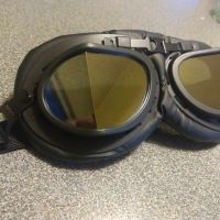Ретро авиаторски мотоциклетни очила, снимка 1 - Слънчеви и диоптрични очила - 45863344