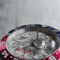Луксозен мъжки часовник Rolex GMT-MASTER 2 Pepsi Meteorite, снимка 6 - Мъжки - 41567426