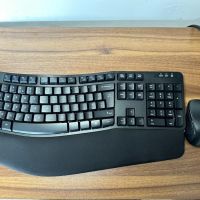 Нова Комфортна Клавиатура и Мишка Amazon Basics - Ергономична, Безжична до 10м, снимка 7 - Клавиатури и мишки - 45466757