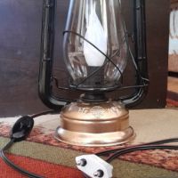 Декоративна лампа от стар газов фенер, снимка 1 - Декорация за дома - 45904263