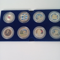  Гърция цветни 2 евро монети.За контакти на лично съобщение, снимка 4 - Нумизматика и бонистика - 45071448