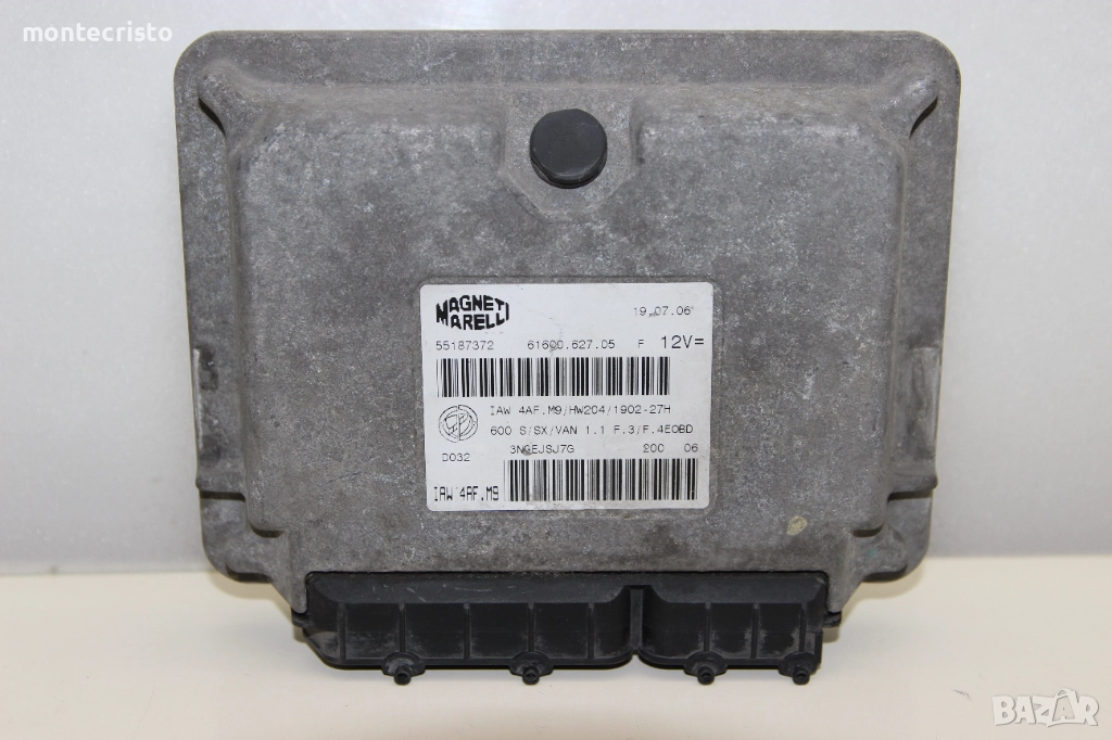 Моторен компютър Fiat Seicento (1998-2010г.) 55187372 / IAW4AFM9 / IAW 4AF.M9 / 6160062705, снимка 1