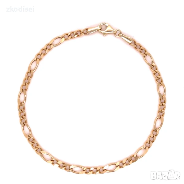 Златна дамска гривна 2,20гр. 18,0см. 14кр. проба:585 модел:33709-5, снимка 1