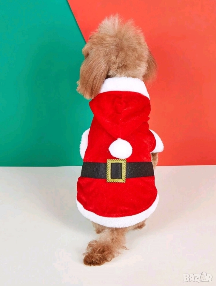 Коледна кучешка дрешка / Дреха за куче за Коледа, снимка 1