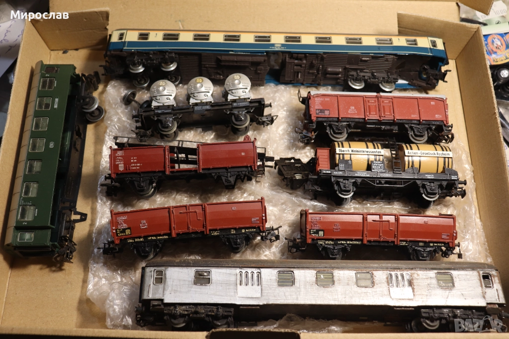 MARKLIN HO 1/87 ЛОКОМОТИВ ВАГОН ВЛАК ВЛАКЧЕ ЖП ЛОТ, снимка 1