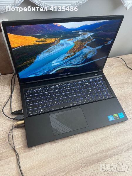 Gaming Laptop Gigabayte G5 MF RTX 4050 i5 12500h 144hz, снимка 1