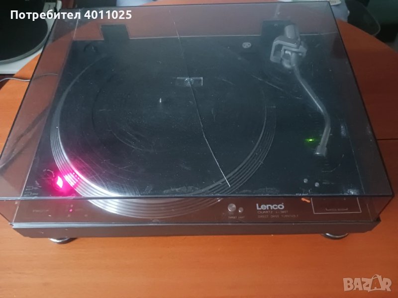 Professional lenco l l3807 грамофон, снимка 1