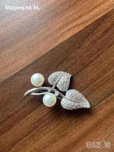 Брошка от нераждаема стомана, снимка 1