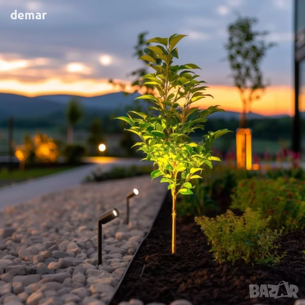 SolarCentre® Juno Външни соларни USB микро прожектори - Комплект от 2, снимка 1