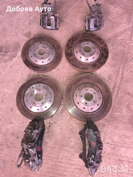 Комплект спирачни апарати и дискове за Audi RS6 C6  , снимка 1