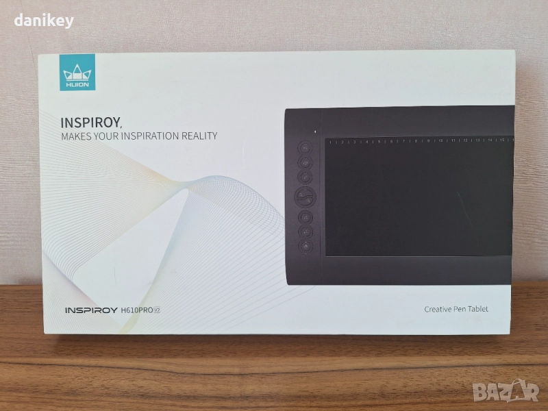 Графичен таблет Huion H610PRO V2 за графичен дизайн, рисуване и др., снимка 1