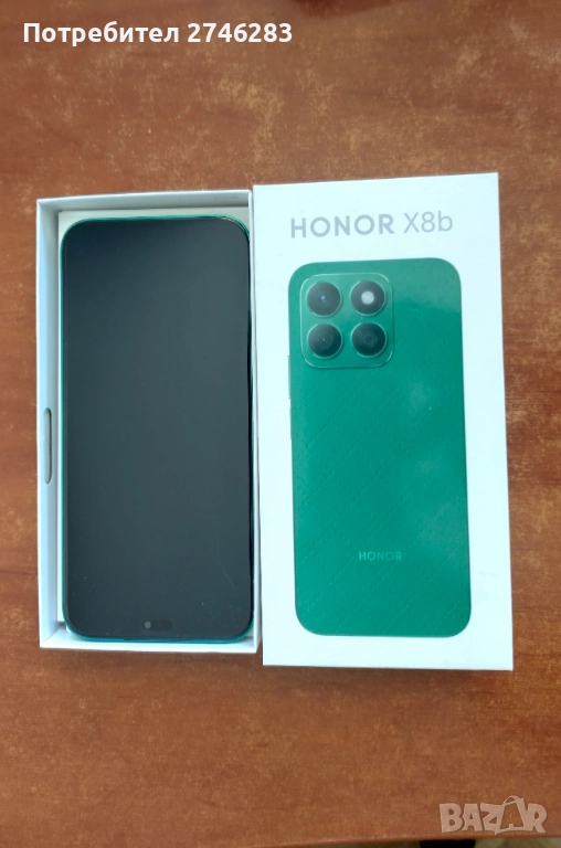 Чисто нов HONOR X8b 256GB Green в гаранция, снимка 1