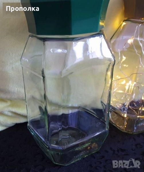 Стъклени буркани за съхранение, декорация, декупаж и разни, снимка 1