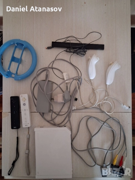 хакнато Nintendo Wii с 40 игри , снимка 1
