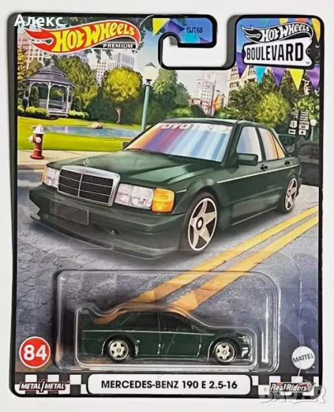 Hot Wheels Mercedes-Benz 190 E 2.5-16 HWW12 Boulevard #84 / Premium, снимка 1