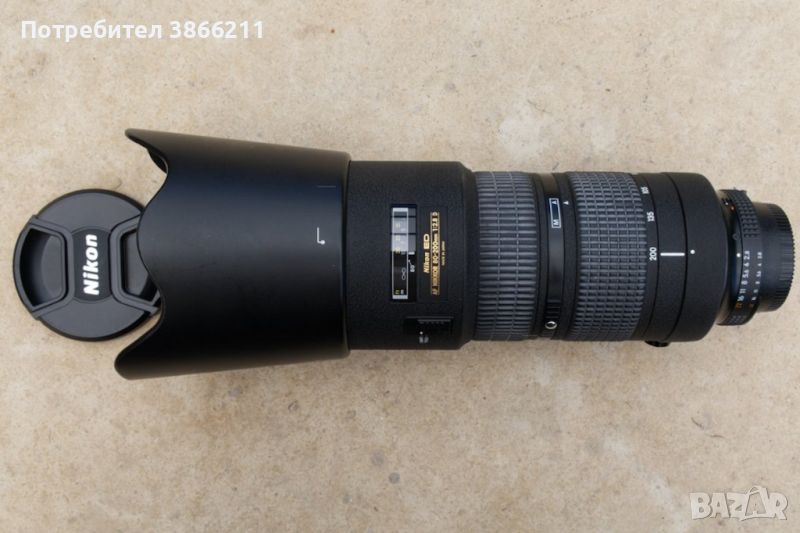 Nikon ED AF Nikkor 80-200mm 1:2.8 D Zoomlens, снимка 1