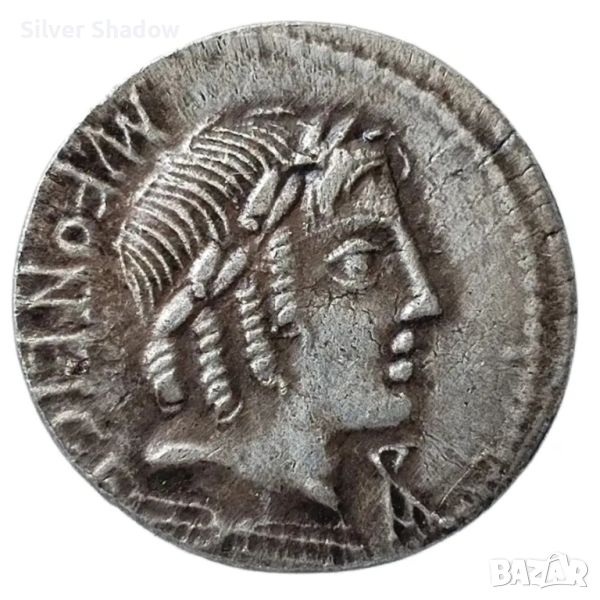 Монета Денарий на Мн. Фонтей, 85 пр. Хр. - РЕПЛИКА, снимка 1