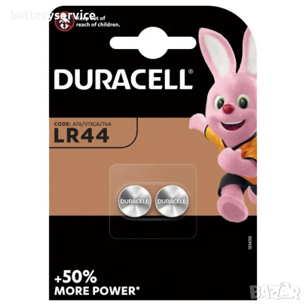 Батерия Duracell LR44, снимка 1