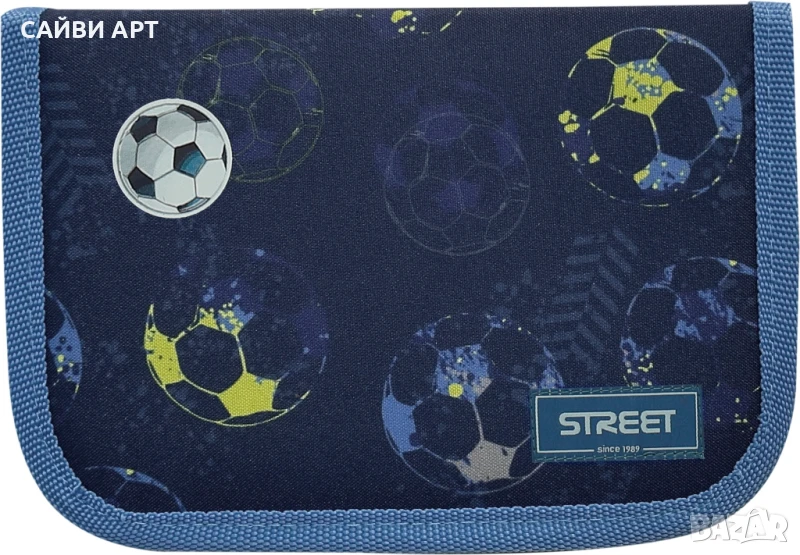 Несесер Street Football, 1 цип, 1 преграда,20.5x14.5x4cm, снимка 1