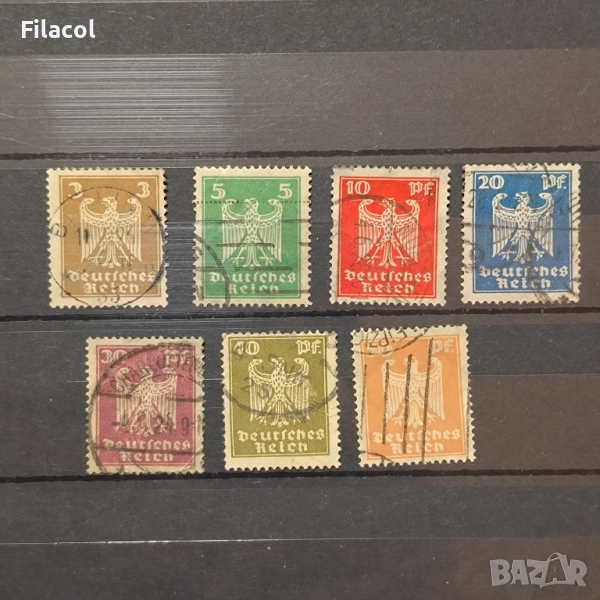 Германия Райх 1924 г. Нов национален орел, снимка 1