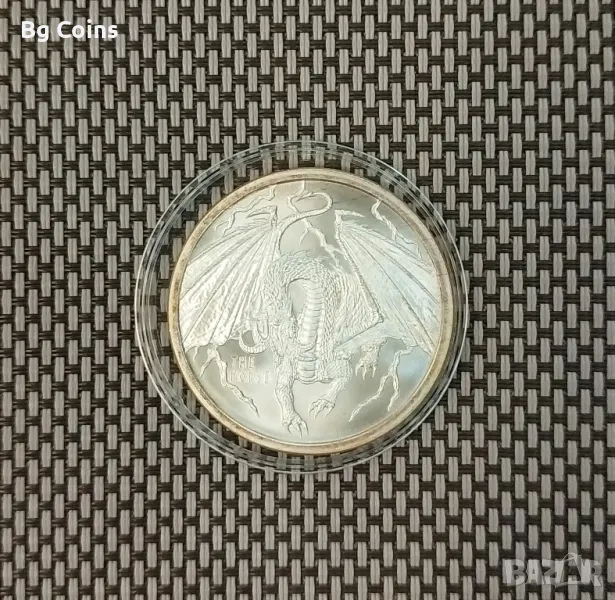 Сребро 1 OZ Динозавър , снимка 1