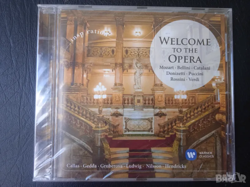 Mozart, Belini Puccini, Rossini, Verdi - Welcome to the opera  - НОВ оригинален диск класическа муз., снимка 1