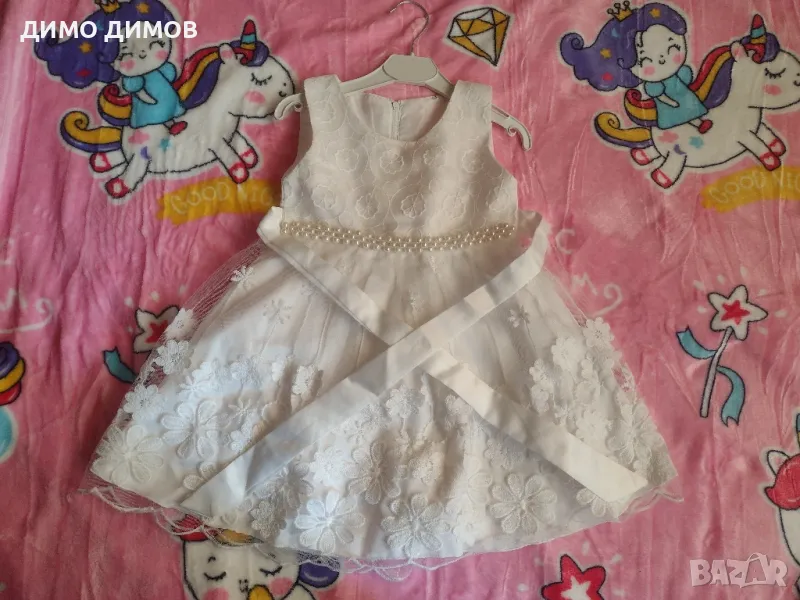 Детска рокля с къс ръкав , снимка 1