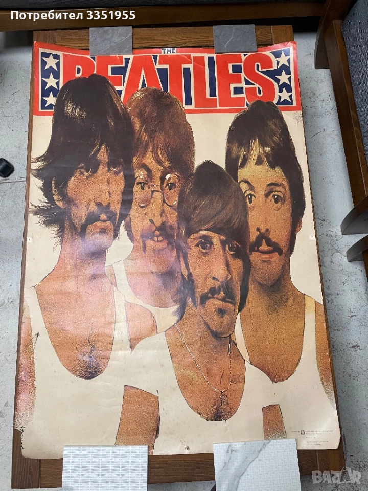 Голям Плакат на Beatles , снимка 1