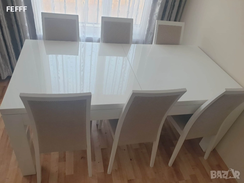 продавам маса и 6 стола, снимка 1