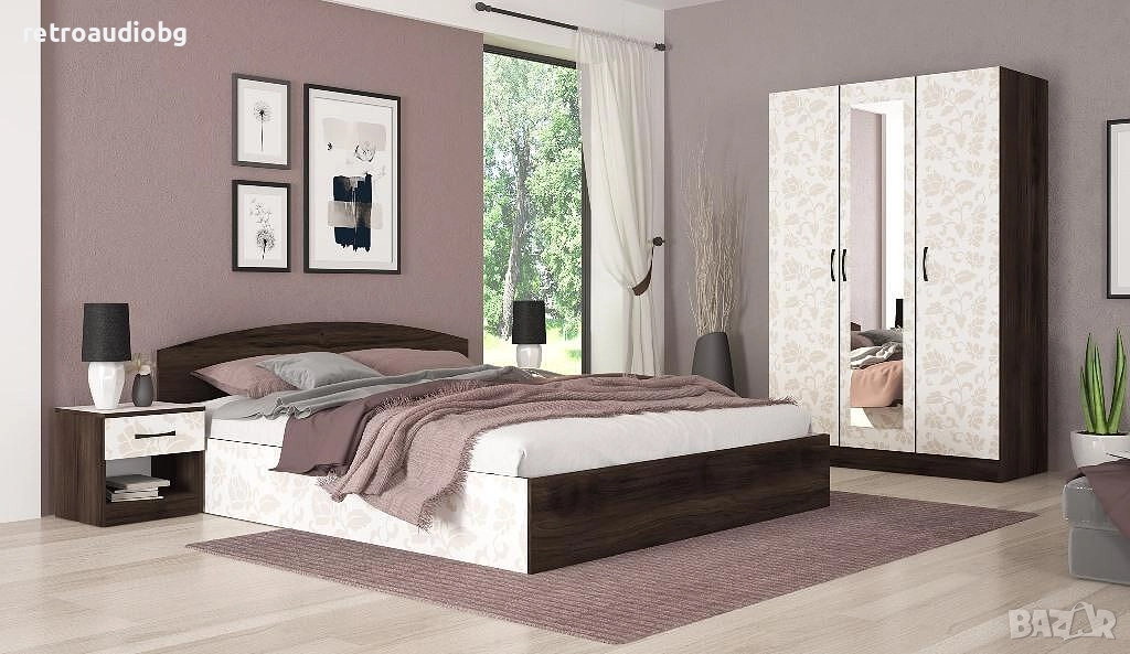  Спален комплект Флора 160X200, снимка 1