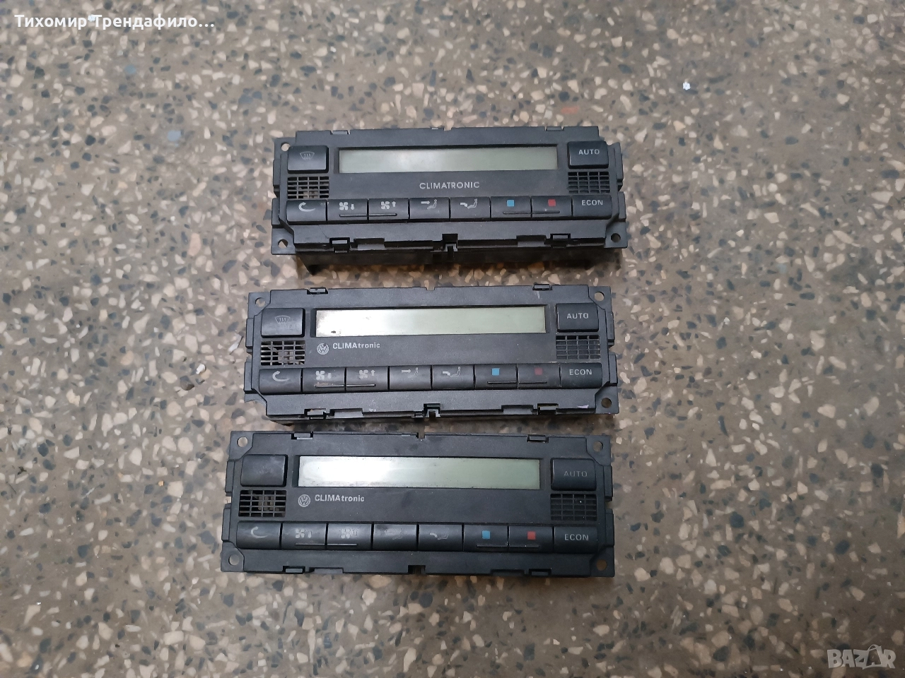 климатроник панели фолксваген пасат ,паднали са им лепенките, снимка 1