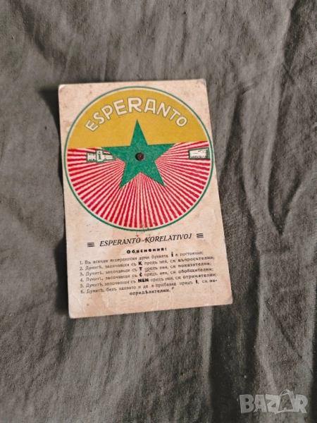 Esperanto Korelativoj Vlad . Parsorov Vratza, снимка 1