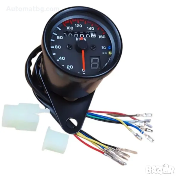 Километраж за мотоциклет Automat, Универсален, И дигитален екран, До 180 км/ч , снимка 1