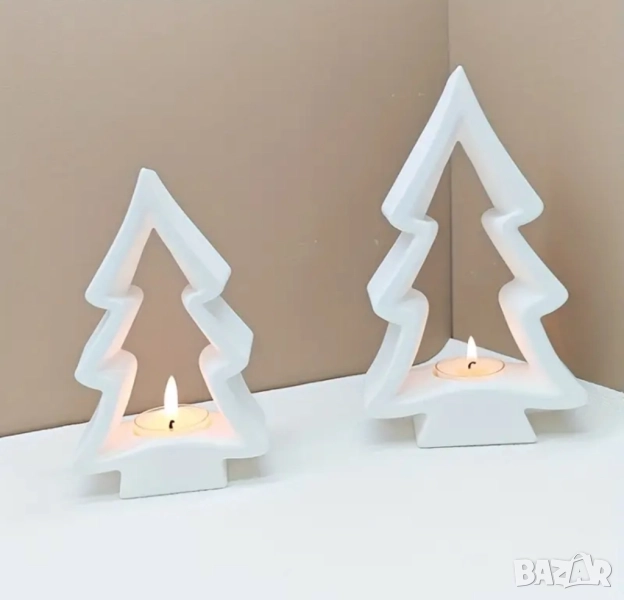 Молд елха свещник , снимка 1