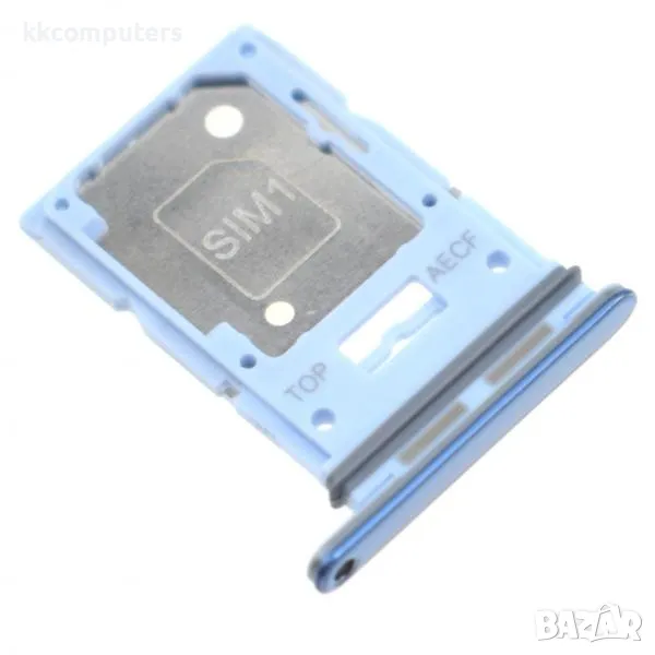 SIM / MMC държач 2 SIM /Син/ за Samsung A53 / 5G / A536 Баркод : 116426, снимка 1