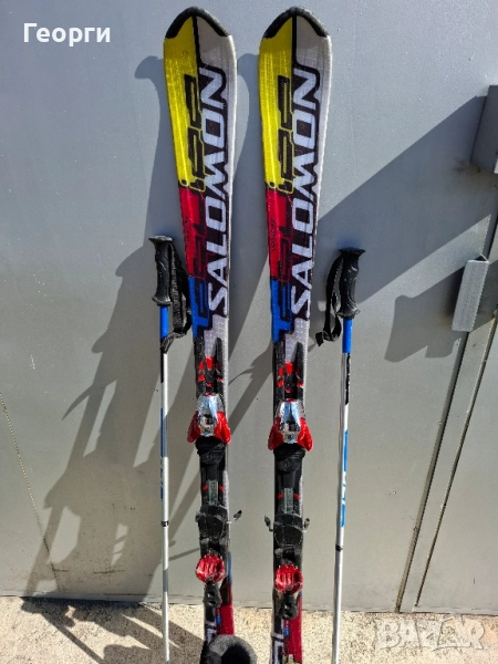 Ски Salomon-156см.+обувки Salomon-25.5щеки Мasters-120см., снимка 1