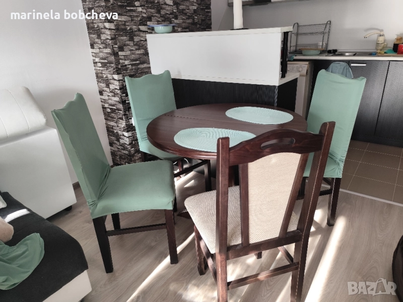 маса с четири стола, снимка 1