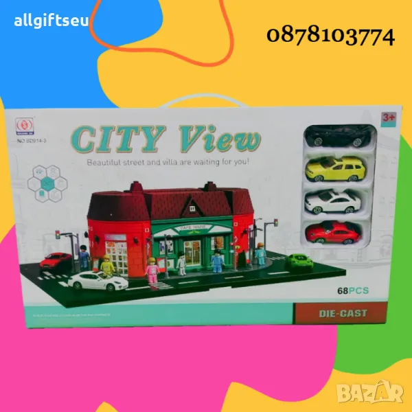 Конструктор City View 68 части, снимка 1