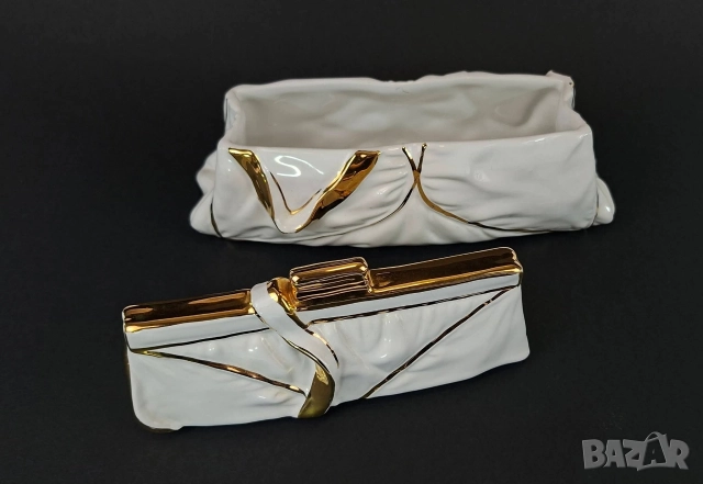 Порцеланова дамска чанта, снимка 4 - Декорация за дома - 52771865