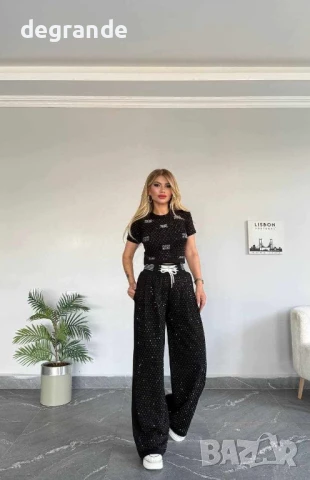 Дамски комплект Miu Miu 2 части/ВИДЕО НА МОДЕЛА/, снимка 2 - Комплекти - 50793419