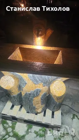 Градински чешми от щампован бетон