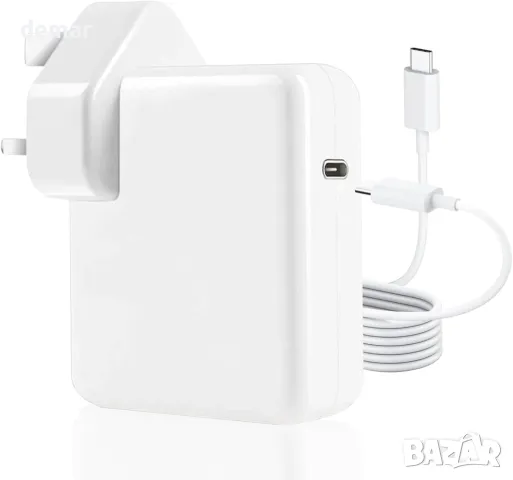 100W супер бързо зареждане, MacBook Pro зарядно устройство, с 1,8M USB C към C кабел, снимка 1 - Друга електроника - 47743866