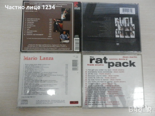 Frank Sinatra – The Rat Pack / Mario Lanza / Howard Levy / Stanley Clarke, снимка 2 - CD дискове - 37903063