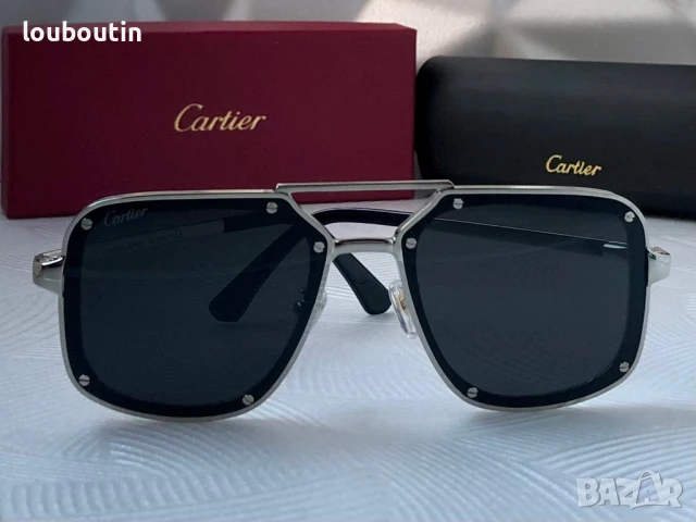 Cartier мъжки слънчеви очила 2 цвята, снимка 10 - Слънчеви и диоптрични очила - 50741556