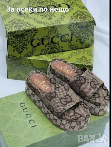 Дамски чехли Gucci, снимка 2 - Чехли - 45824542